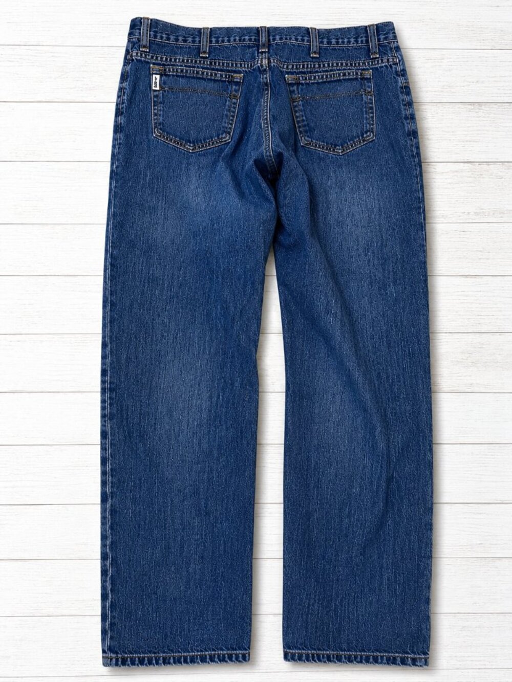 Cinch White Label Relaxed Fit Straight Leg Jeans Men's 34x30 Medium Wash Western - Picture 5 of 5
